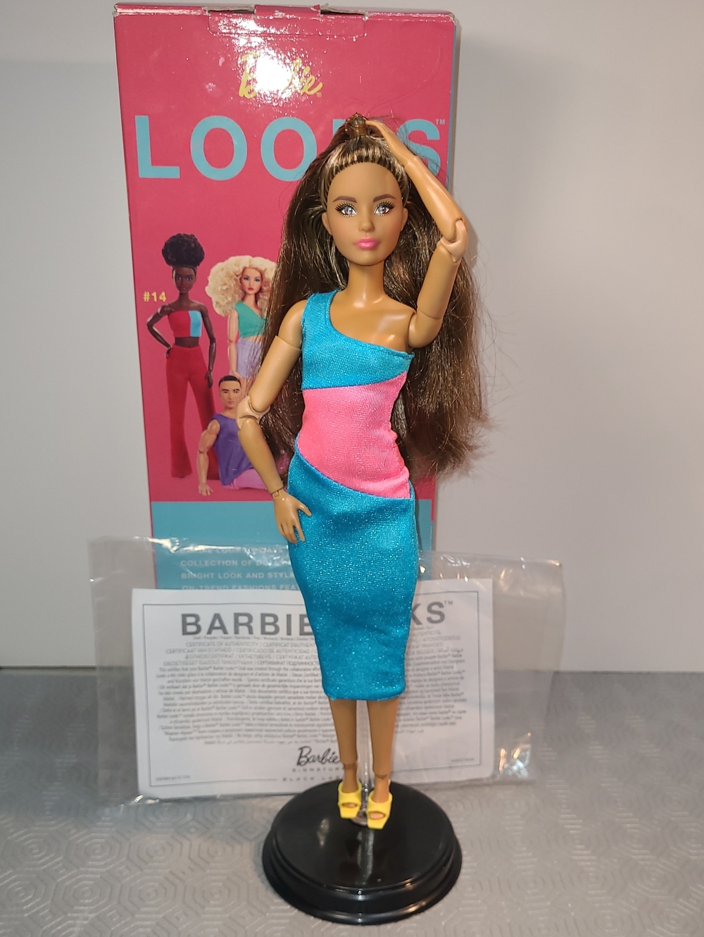 Beautiful Barbie  Signature Look#15 Complete With Box+One Bonus Dress